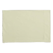 モダン無地の緑 枕カバー (正面右)