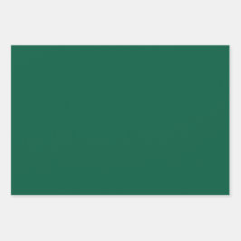 モダン無地のGreen Minimalist & Versatile ラッピングペーパーシート