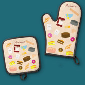 モダン焼いたカラフル財・ベーキング用具 鍋つかみ&鍋敷きセット