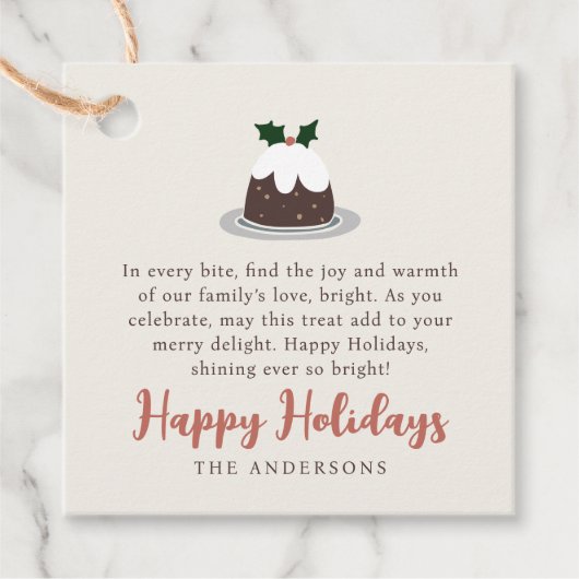 モダン焼いたChristmas Treat フェイバータグ (正面)