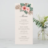 モダン熱帯の水の色の結婚葉 メニュー (スタンド正面)