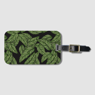 モダン熱帯の葉離れ型 ラゲッジタグ