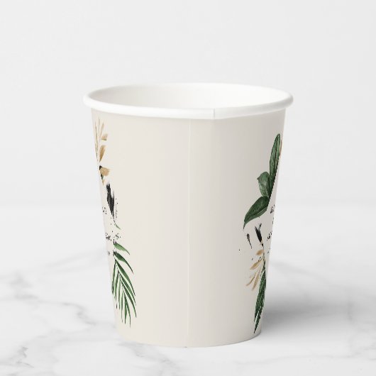 モダン熱結婚帯抽象芸術絵を描 紙コップ (右)