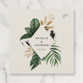 モダン熱絵を描結婚抽象芸術 フェイバータグ (裏面)