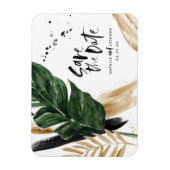 モダン熱絵を描結婚抽象芸術 マグネット (縦)