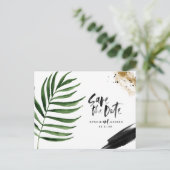 モダン熱絵を描結婚抽象芸術 案内ポストカード (スタンド正面)