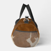 モダン牛フェイク革コレクシエレガントョン ダッフルバッグ (右)