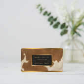 モダン牛フェイク革コレクシエレガントョン 名刺 (スタンド正面)