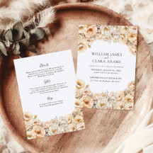 モダン牡丹の水色フローラが一つの中に結婚ある