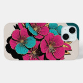 モダン牡丹デザイン Case-Mate iPhoneケース (裏面 (横))