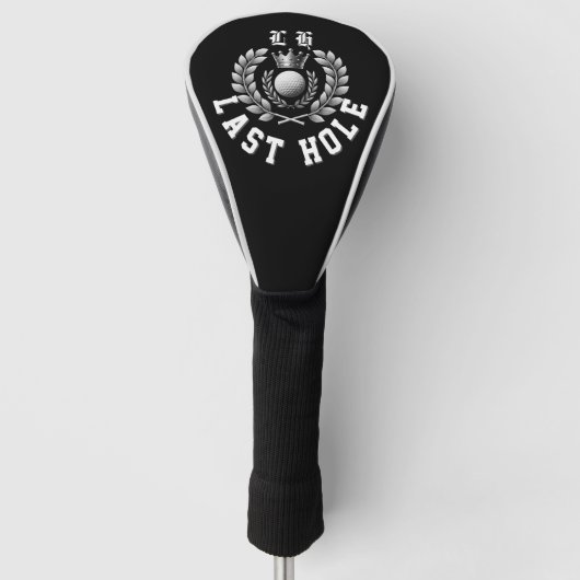 モダン独身最後の砦LHクレスト ゴルフヘッドカバー (正面)