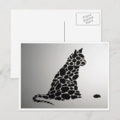 モダン猫 ポストカード (正面/裏面)