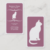 モダン猫 名刺 (正面/裏面)