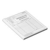 モダン現金 ノートパッド (アングル)