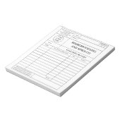 モダン現金 ノートパッド (回転)