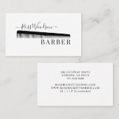 モダン理容師名刺 名刺 (正面/裏面)