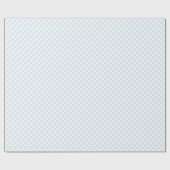 +モダン甘いライトブルーのギンガム ラッピングペーパー (フラット)