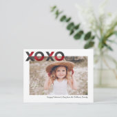 モダン甘 |バレンタインの写真カード ポストカード (スタンド正面)