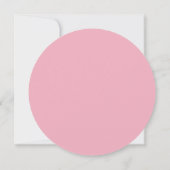 モダン生まれたばかりのパーソナライズされたベビー誕生 案内状 (裏面)