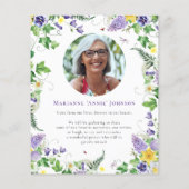 モダン生活葬の予算フローラお祝い チラシ (裏面)