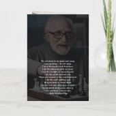 モダン生涯葬式プログラムの写真3-Photoお祝い プログラム (裏面)