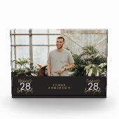 モダン生誕シンプルスタイリッシュエレガント表 フォトブロック (正面)