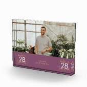 モダン生誕シンプルスタイリッシュ生期エレガントの写真 フォトブロック (右)