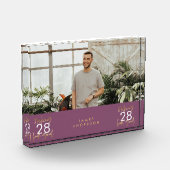 モダン生誕シンプルスタイリッシュ生期エレガントの写真 フォトブロック (左)