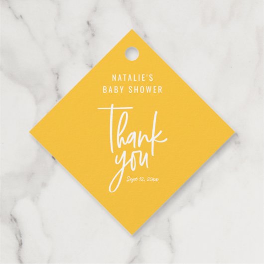 モダン男の赤ちゃんの赤ん感謝していだけ フェイバータグ (裏面)