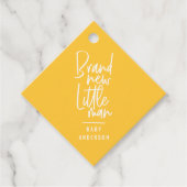 モダン男の赤ちゃんの赤ん感謝していだけ フェイバータグ (正面)