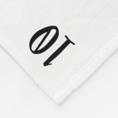 モダン男の赤ちゃんマイルストーンの毎月のベビーブランケット フリースブランケット (角)