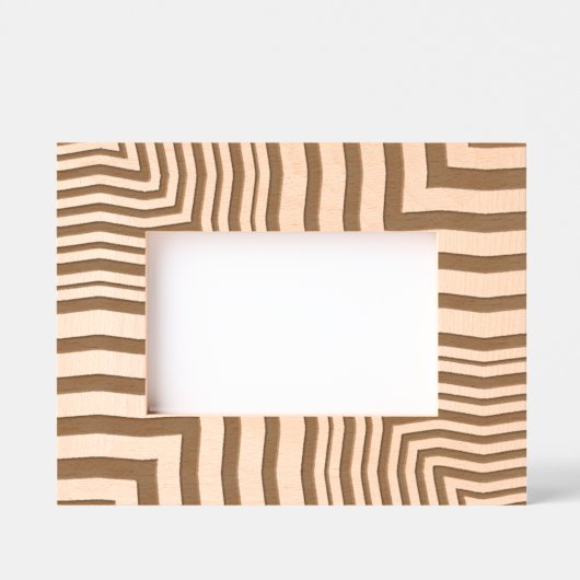 モダン男らしエレガントクールトリップ（幻覚体験）のようなおもしろい レーザー彫刻フレーム (正面)