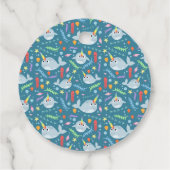 モダン男女兼用Narwhal Baby Shour フェイバータグ (裏面)