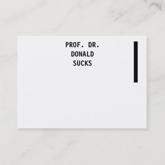 モダン白はっきりした 名刺 (正面)