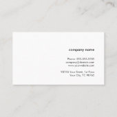 モダン白カラフル菜栄養士 名刺 (裏面)