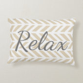 モダン白ヘリリラックスンボーン アクセントクッション (裏面)