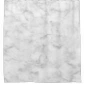 モダン白白スタイリッシュ シャワーカーテン (正面)