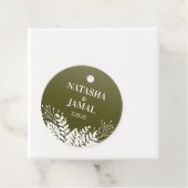 モダン白葉エレガント フェイバータグ (インサイチュ)