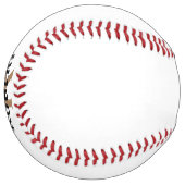 モダン白金ゴールドモノグラムmens名softball ソフトボール (正面左)