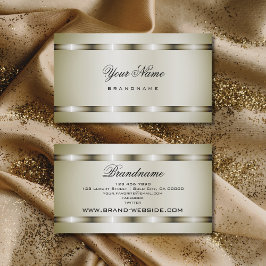 モダン白金効果プロフェッショナル及びシンプル 名刺