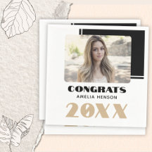 モダン白黒おめでとう大学院写真