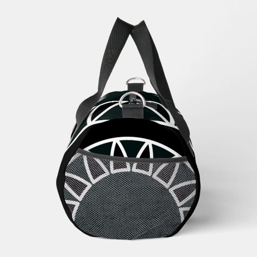 モダン白黒のスタイリッシュパーソナエレガントイズ ダッフルバッグ (右)