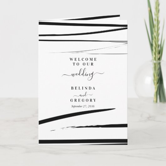 モダン白黒の発結婚行命令 プログラム (正面)