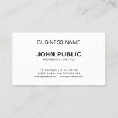 モダン白黒エレガントシンプルシッ企業のク 名刺 (裏面)