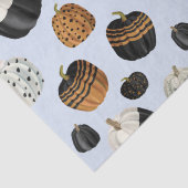 モダン白黒オレンジカボチャ 薄葉紙 (詳細)