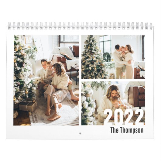 モダン白黒カスタムの作成 カレンダー (カバー)