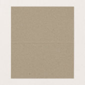 モダン白黒クラフトタイポグラフィ結婚ズ 名刺 (内部フラット)