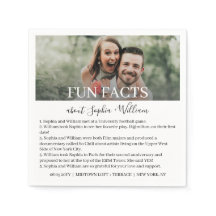 モダン白黒シンプル写真おもしろい事実結婚の