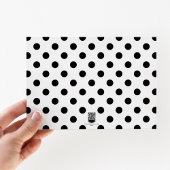 モダン白黒スクリプトクリスマス金ゴールド 箔シーズンカード