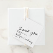 モダン白黒スクリプミニマルト結婚の フェイバータグ (インサイチュ)